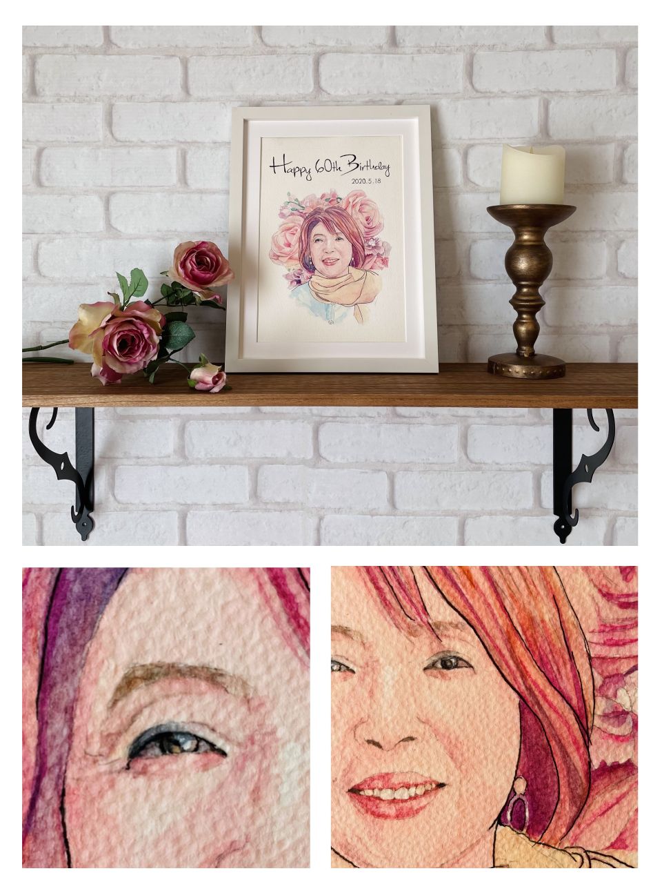 ���ꂳ��ւ̊җ�j���̎���G�̓W����ƃA�b�v�̉摜�B���������؂₩�ɂ���z�F�ƍז��`�ʂ��ꂽ���݊��̂����i�B