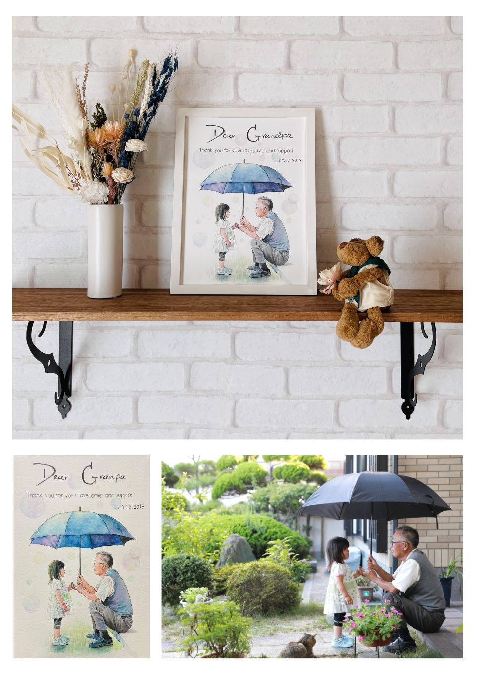 ��������̊җ�j���̎���G�B��������ƌ��������đ����P�̍\�}�����킢���A�w�i�ɂ͐��ʂ̒W�����ʖ͗l���D������ۂ̍�i�B