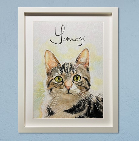 �y�b�g�̎���G�B�����o���悤�ȍז��ȕ\���Ƌt���̔���������Z���L�̎���G��i�B